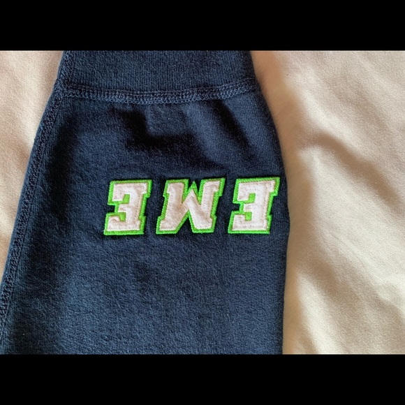 Navy Supreme Wrist Logo Hoodie - Picture 5 of 8